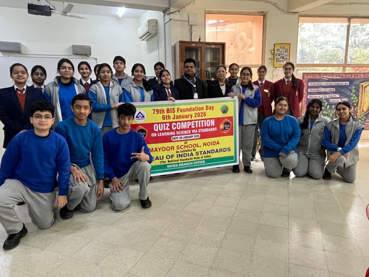 Empowering Quality Consciousness: Mayoor School Noida Hosts BIS Quiz Competition